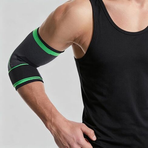 Multifunctional Elbow Cover Gym Training Flexible Nylon Texture Suitable for Any Day Ease Sport Accessory in Kuwait