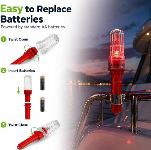 3 PCS Boat Flares, Marine Flares, Visual Distress Signals for Boats, Waterproof and High Visibility for Fishing Vessels, Buoys, and Emergency Signaling in Kuwait