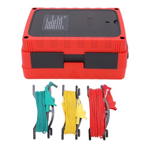 Generic Digital Ground Resistance Tester Machined Earth Resistance Meter for Power Facility Testing with Portable Carrying Box/Cover in Kuwait