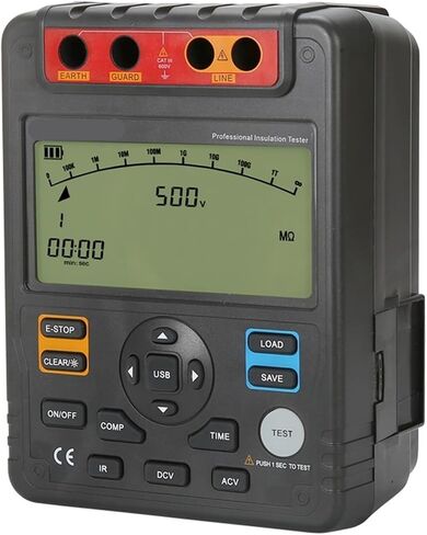 Resistance Tester UT512 Grounding Meter 1MΩ～100GΩ 9999 Display Professional Digital Megohmmeter AC DC Voltme in Kuwait