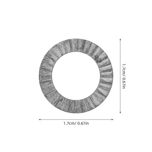 Garneck 20Pcs Double Wedge Manganese Steel Locking Washers with Interlocking Teeth for Vibration Resistance Secure Fit Metric Safety Washers Assortment Kit for Bolts and Nuts in Kuwait