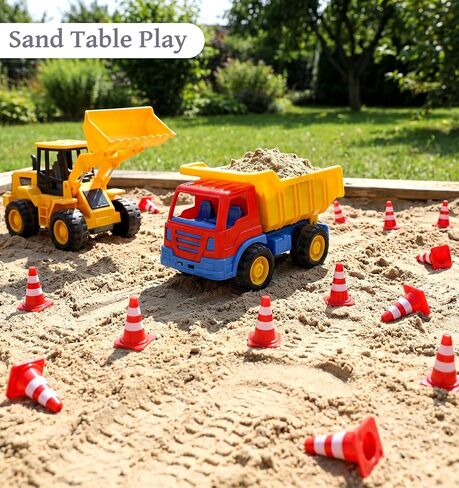 30 PCS Mini Traffic Cones, 1 Inch Abs Plastic Mini Orange Cones for Micro Landscape & Sand Table, 1.13g Lightweight Construction Caution Signs (Red) in Kuwait