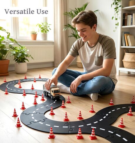 30 PCS Mini Traffic Cones, 1 Inch Abs Plastic Mini Orange Cones for Micro Landscape & Sand Table, 1.13g Lightweight Construction Caution Signs (Red) in Kuwait
