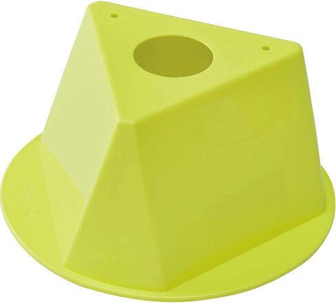 Global Industrial Inventory Control Cone, 10"L x 10"W x 5"H, Yellow, Lot of 5 in Kuwait