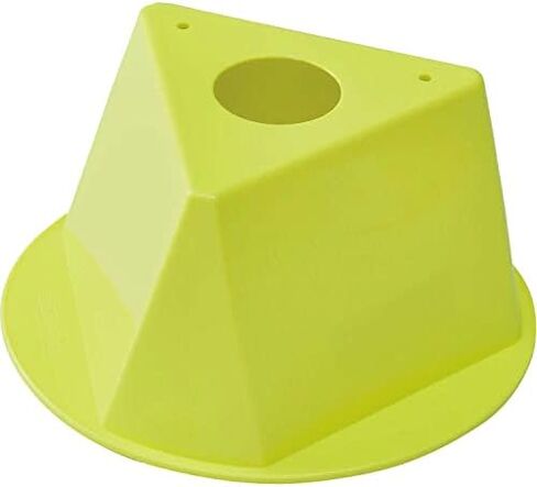 Global Industrial Inventory Control Cone, 10"L x 10"W x 5"H, Yellow, Lot of 5 in Kuwait