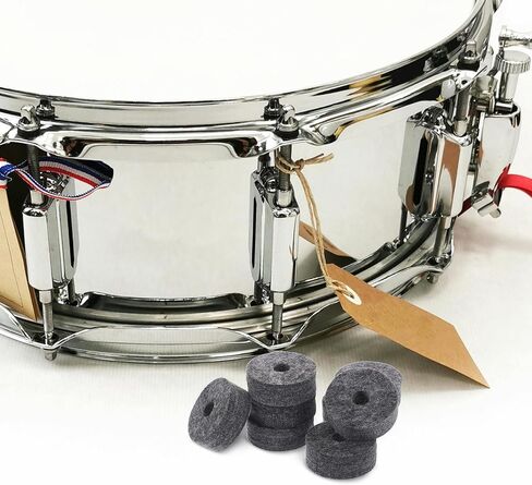 NOLITOY 8pcs Non-slip Cymbal Felt Pads for Drum Gray Felt for Noise Reduction Fit for Practice Performance in Saudi Arabia