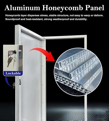 Waterproof Metal Access Panel for Wall & Ceiling, C Access Door 16x32, 24x36, 24x32, 36x24 in, Attic Hatch Vent Cover (WxH: 24x40 in) - Durable & Easy Installation in Kuwait