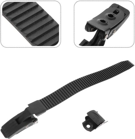 PRETYZOOM Roller Skate Buckle Strap Replacement Set with Screws Black Professional Fixing Buckle for Inline and Ice Skates Sports Accessories in Kuwait
