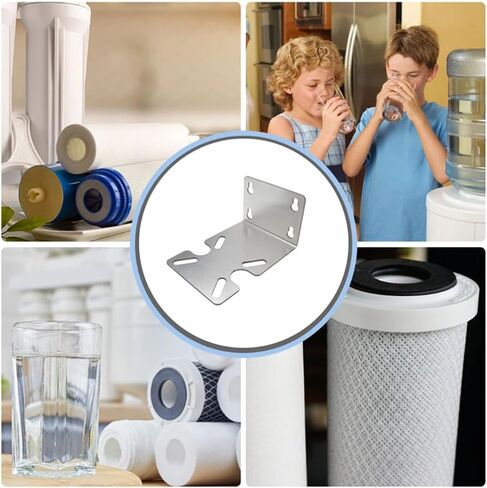 Stainless Steel 10" & 20" Water Filter Housing with Mounting Bracket - 1pcs in Kuwait