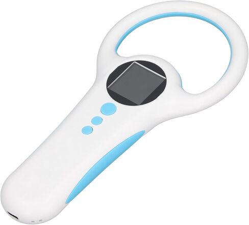 Pet Microchip Reader, Universal 134.2kHz 125kHz Scanner, Animal ID Tag Scanner with 500 Data Storage Rechargeable Handheld for Dog Cat Rabbit Pig in Kuwait