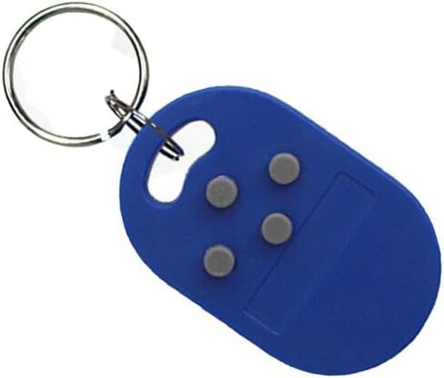 RFID 5-in-1 Key Fob: 4x 125kHz EM ID + 1x 13.56MHz IC Tag, ABS Waterproof, 45x25mm for Access Control, Parking, Attendance in Kuwait