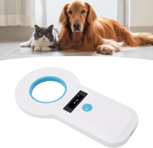 Garosa Pet ID Microchip Scanner, Rechargeable Animal Card Reader with High Storage Capacity and Fast Reading for Pet Identification and Tracking in Kuwait