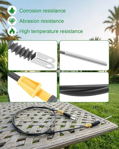 كابل فرامل يد الجانب الأيسر مناسب لجزازات Exmark Lazer Z 115-3585 AS E S X Z in Kuwait