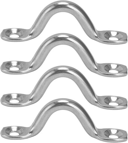 Marine Eye Straps Stainless Steel Boat Top Pad Eyes for Rope in Kuwait