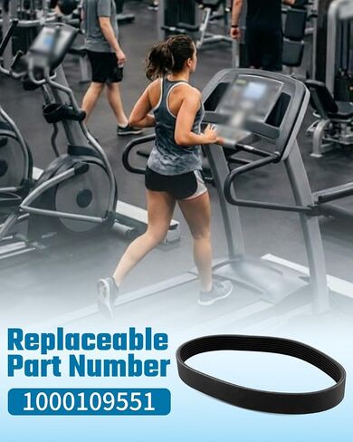 1000109551 Treadmill Drive Belt Fit for Horizon Fitness T101/ Advance 400 TM75/TM75C/PTM110/ Elite 3.2T TM145 in Kuwait