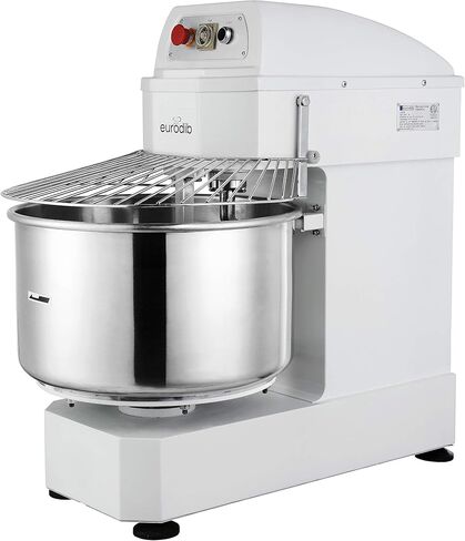 Eurodib LM50T 50-Quart Commercial Spiral Dough Mixer, 220v, White in Kuwait
