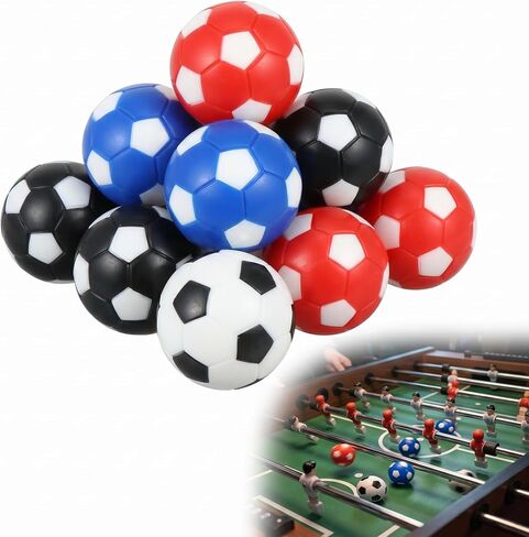 Veemoon 12 Pcs Foosball Balls Table Soccer, 1.42 Inch Plastic Multicolor, Replacements Multicolor Indoor Foosball Tabletop Game -Cup Professional & Family Use in Kuwait