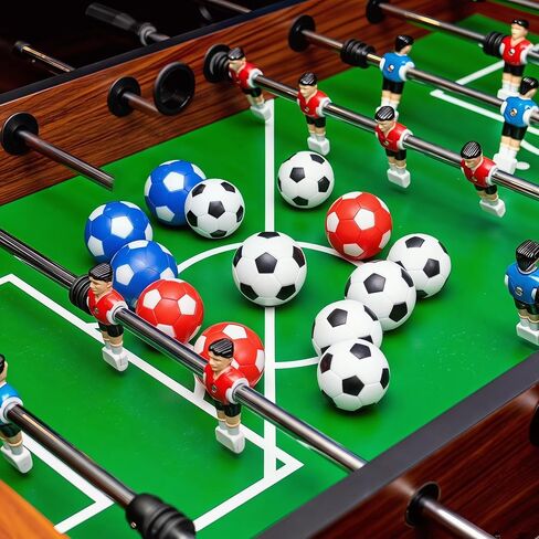 Veemoon 12 Pcs Foosball Balls Table Soccer, 1.42 Inch Plastic Multicolor, Replacements Multicolor Indoor Foosball Tabletop Game -Cup Professional & Family Use in Kuwait