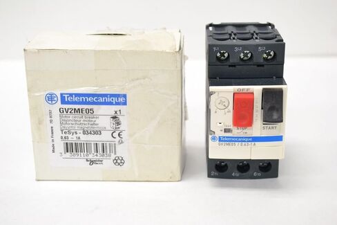 Telemecanique GV2ME05 Motor Protector, 0.63-1.0A, 3P, 600V in Kuwait