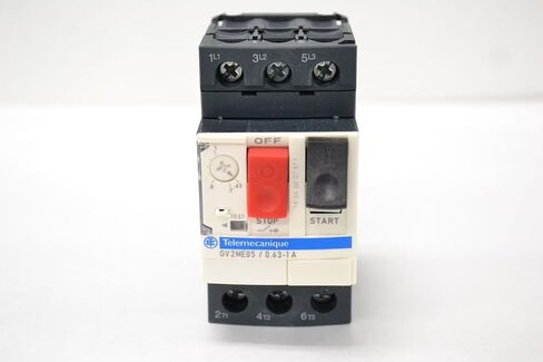 Telemecanique GV2ME05 Motor Protector, 0.63-1.0A, 3P, 600V in Kuwait
