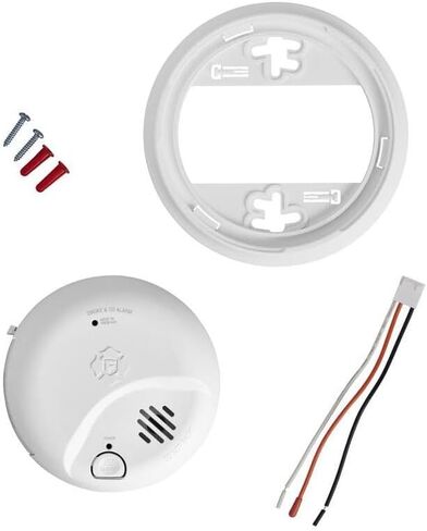 First Alert 10 Year Back Up Hard-Wired w/Battery Back-Up Ionization Smoke and Carbon Monoxide Detect in Kuwait