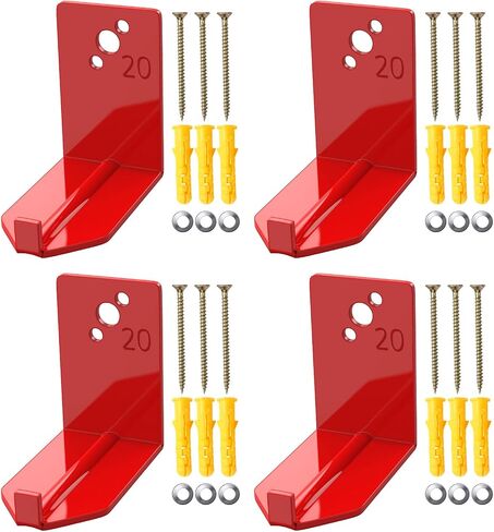 4 Pack Fire Extinguisher Mounts & Brackets, Fire Extinguisher Wall Hook Holder Hanger for 20 lb fire Extinguisher Mount in Kuwait