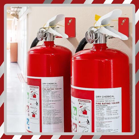 4 Pack Fire Extinguisher Mounts & Brackets, Fire Extinguisher Wall Hook Holder Hanger for 20 lb fire Extinguisher Mount in Kuwait