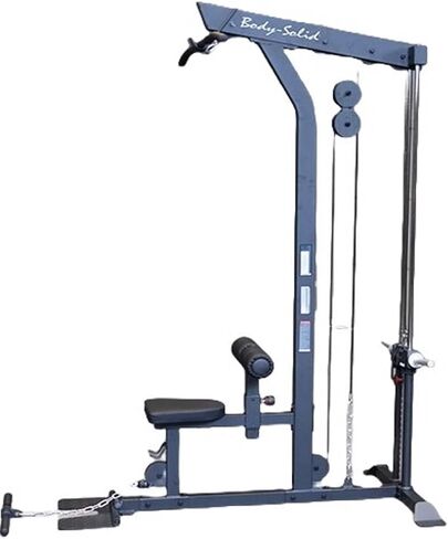 جهاز Body-Solid (GLM85B Pro LAT يعمل على نحت جهاز أقوى وموفر للمساحة وتمارين الظهر، معدات رياضية منزلية in Kuwait