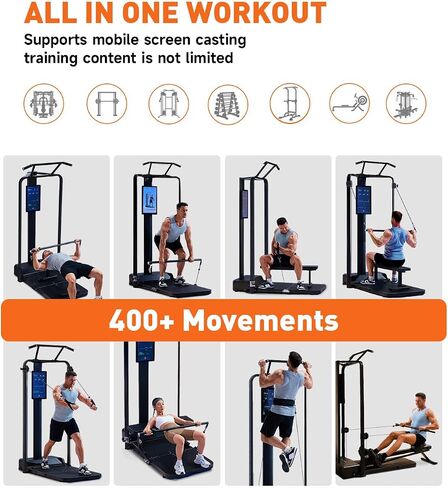 صالة الألعاب الرياضية المنزلية الذكية Motion Space G1، الكل في واحد، معدات الصالة الرياضية الرقمية، معدات القوة متعددة الوظائف لتدريب قوة الجسم بالكامل in Kuwait