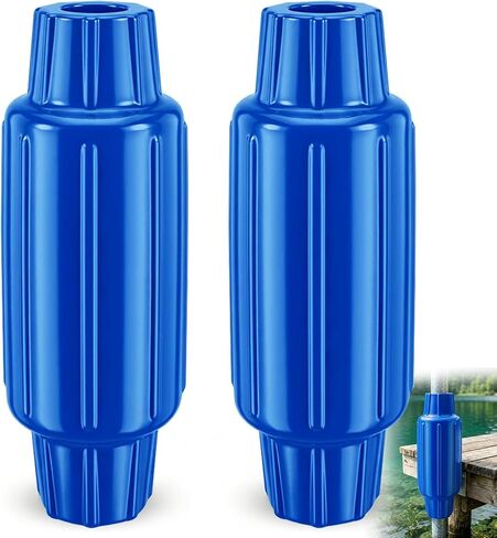 Dock Bumper for Poles, Dock Post Bumper 2" Diameter, Slide-Over Piling Bumper for Slip-On Vertical Protection,Soft UV-Resistant Marine-Grade Vinyl（4Color,2/4Pack in Kuwait