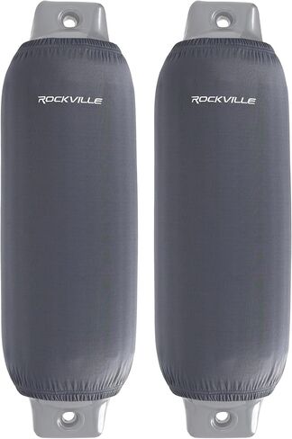 Rockville C8527G غطاء حاجز رمادي مقاس 8.5 × 27 بوصة، قماش مطاطي، مقاوم للأشعة فوق البنفسجية والتآكل، خياطة مزدوجة، يمكن غسله في الغسالة، قطعتان in Kuwait