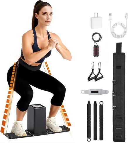 SR3 PRO Smart Home Gym Equipment, Foldable Home Gym for Small Spaces, Portable Full Body Workout Machine with Up to 180lbs Dynamic Resistance in Kuwait