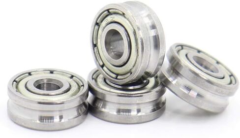 V031004 V الأخدود مختومة كروي 3x10x4mm بكرة محامل العجلات V1/0.4 2/0. دليل المسار Rlooer | 031004V2 0.4 in Kuwait