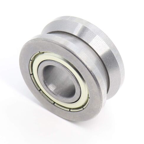 1pc LV202-40 ZZ Bearing Wheel 15x40x18mm LV Series V Groove Pulley Traces Walking Guide Rail Bearings Roller LV202/40ZZ in Kuwait