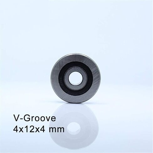 TMP1105 544162 V041204 V الأخدود مختومة كروي 4x12x4 مللي متر بكرة محامل العجلات V2/0.5 دليل المسار Rlooer الأسطوانة in Kuwait