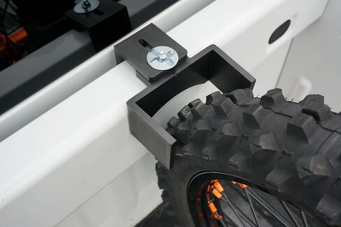 دليل عجلة إسفين الإطارات من Hardline Products USA - مثبت سرير عالمي للدراجات النارية والدراجات الهوائية - مشبك عجلة بدون حفر للدراجات الترابية ودراجات الشوارع وMTB - صنع في الولايات المتحدة الأمريكية - TW-1 in Kuwait