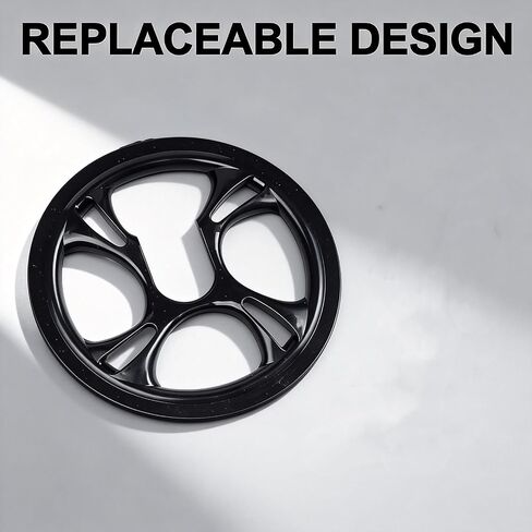 48-Teeth 4-Bolt Bicycle Chain Guard PC Plastic Bash Guard 4.7in Hole Spacing with Mounting Screws for Mountain Bike MTB Riding Pants Protection Black in Saudi Arabia