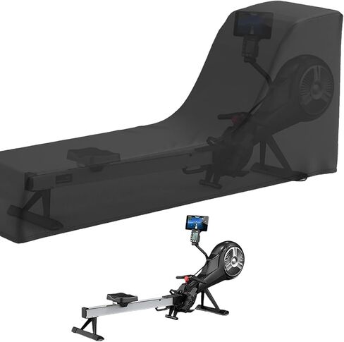 غطاء آلة التجديف لجهاز Aviron Strong Series Rower 2023-pr، غطاء واقٍ عالي التحمل مقاوم للغبار لآلات التجديف الداخلية والخارجية in Kuwait