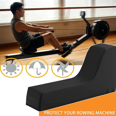 غطاء آلة التجديف لجهاز Aviron Strong Series Rower 2023-pr، غطاء واقٍ عالي التحمل مقاوم للغبار لآلات التجديف الداخلية والخارجية in Kuwait