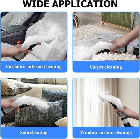 Commercial Heated Carpet and Furniture Cleaning Machine, Equipped with a 7.5L Cleaning Water Tank and a 12L Removable Wastewater Tank, and Can Deeply Clean Carpets, Sofas, Car Seats, Stairs, Etc in Kuwait