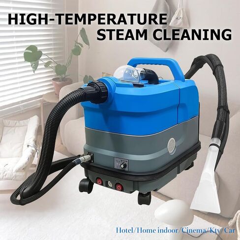 Commercial Heated Carpet and Furniture Cleaning Machine, Equipped with a 7.5L Cleaning Water Tank and a 12L Removable Wastewater Tank, and Can Deeply Clean Carpets, Sofas, Car Seats, Stairs, Etc in Kuwait