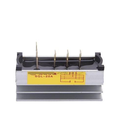 1pcs Three Phase SQL20A 20amp Generator Rectifier Aluminum Heatsink Diode Bridge Rectifier kit for 20A in Kuwait