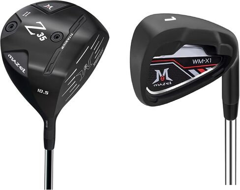 MAZEL Golf Driver Club & Golf Iron، حزمة من 2 in Kuwait