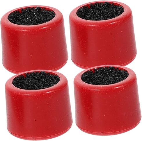 Abaodam 4pcs Billiard Cue Tip Trimmer Double-Sided Shaper Tool for Pool Cue Maintenance Red Design for Better Ball Control Lightweight and Portable in Kuwait