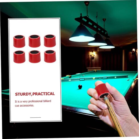 6pcs Double-Sided Cue Tip Shaper Tool for Billiards Sanding and Shaping Accessories for Pool Cue Tips Compact and Portable Design in Kuwait