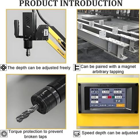 Electric Tapping Machine,Electric Tapping Arm with 312rpm,1000mm Flexible Tapping Arm, Drilling Tapping Machine in Kuwait