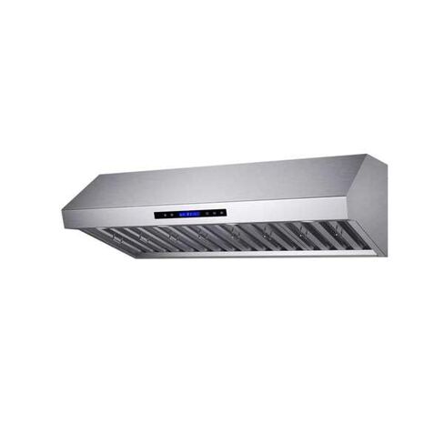 FORNO 48 بوصة جدار جبل غطاء محرك السيارة الفولاذ المقاوم للصدأ المهنية 1000 CFM محرك مزدوج تحت خزانة تنفيس هود Palazzo الثقيلة يربك مرشحات 4 سرعة تعمل باللمس شاشة LCD عن بعد مروحة عادم المطبخ in Kuwait