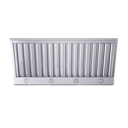FORNO 48 بوصة جدار جبل غطاء محرك السيارة الفولاذ المقاوم للصدأ المهنية 1000 CFM محرك مزدوج تحت خزانة تنفيس هود Palazzo الثقيلة يربك مرشحات 4 سرعة تعمل باللمس شاشة LCD عن بعد مروحة عادم المطبخ in Kuwait
