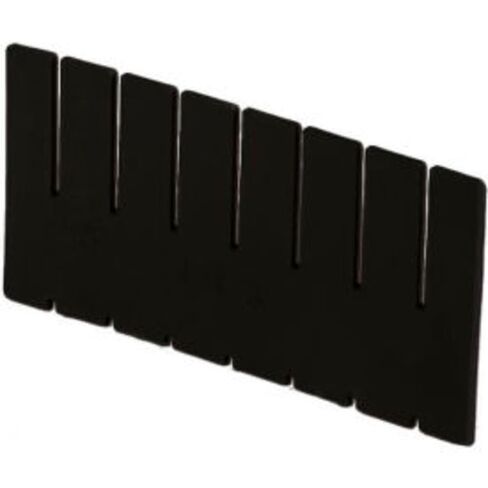 مقسم بلاستيك من Lewisbins، أسود، 9 5/8 بوصة طول، 5 بوصة ارتفاع DV1050 XL - 1 لكل منهما in Kuwait