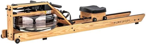 آلة التجديف WaterRower Lite Oak مع شاشة S4 | الولايات المتحدة الأمريكية صنعت مجداف الماء | آلة الصف Erg الأصلية المصنوعة يدويًا للاستخدام المنزلي وصالة الألعاب الرياضية in Kuwait